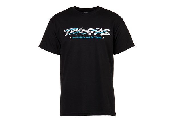 T-Shirt schwarz/Traxxas Logo sliced weiß S