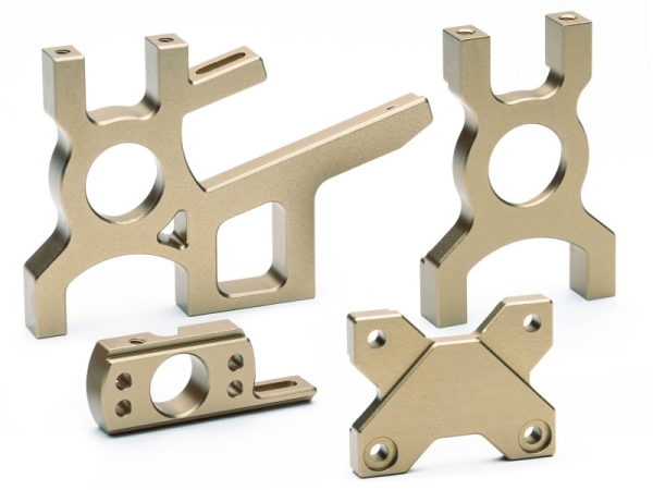 Machined Aluminum Motor & Diff Mount Set