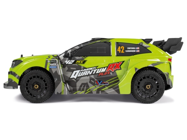 Maverick QuantumRX FLUX 1/8 4WD Brushless Rally Car Green