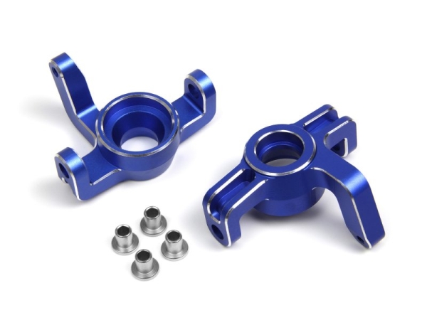 Maverick RC Aluminium Steering Spindle Set (Blue/Left/Right)