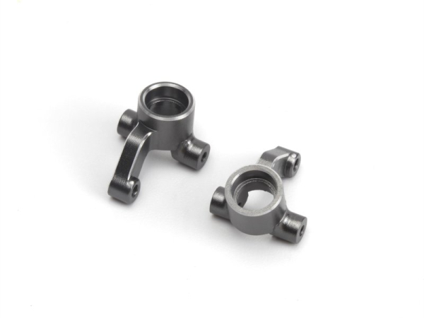 Aluminum Steering Spindle Set (Left/Right/Grey)