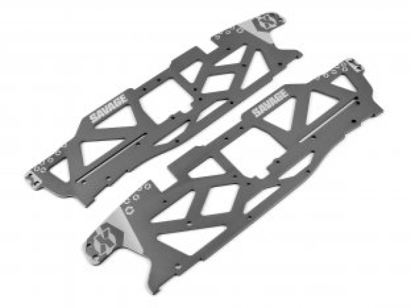 HPI Racing TVP Chassis Set (Savage X Flux V2/Gunmetal)