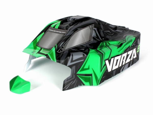 TRIMMED & PRINTED VB-2 1:8TH FLUX BUGGY BODY (GREEN)