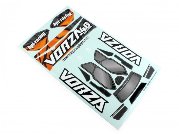 VB-2 VORZA TRUGGY NITRO AUFKLEBERBOGEN