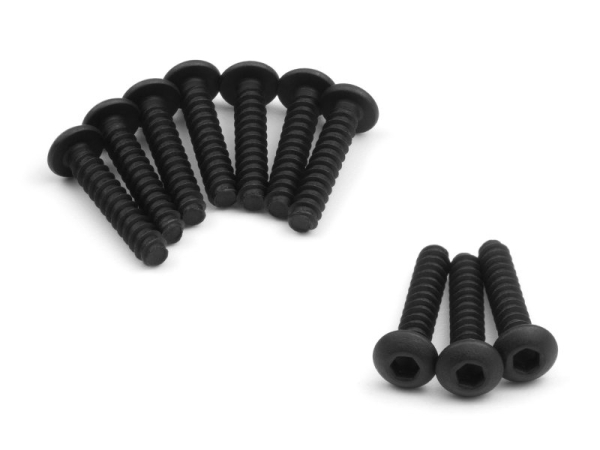 TP. BUTTON HEAD SCREW M3x15mm (HEX SOCKET/10pcs)
