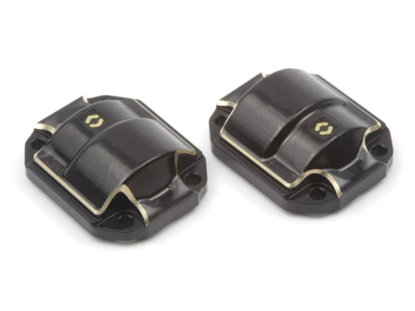 Brass Diff Cover (Black/2pcs)