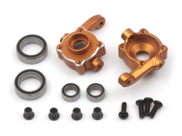 Aluminum Steering Spindle Set (Orange)