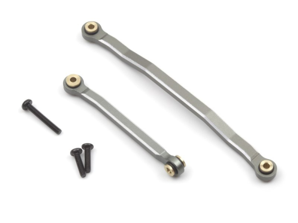 Aluminum Steering Link Set (Gunmetal) Aluminum Steering Link Set (Gunmetal)