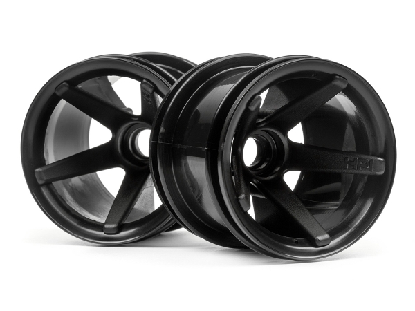 Super Star Mt Wheels Front (Black/2.2In/2Pcs)