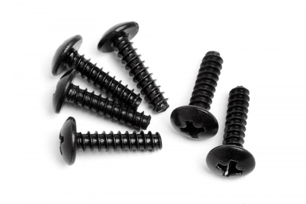 Round Head Screw M3x12mm (6Pcs)