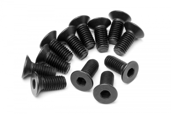 Flat Head Screw M5x12mm 12 Pcs