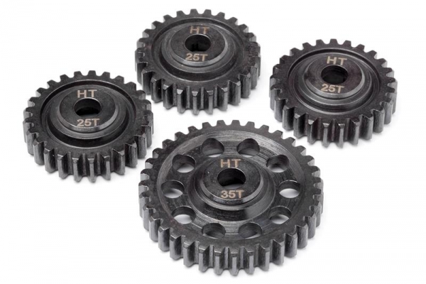 HeavyDuty Met Powder Gear Transmis Set Blackout MT