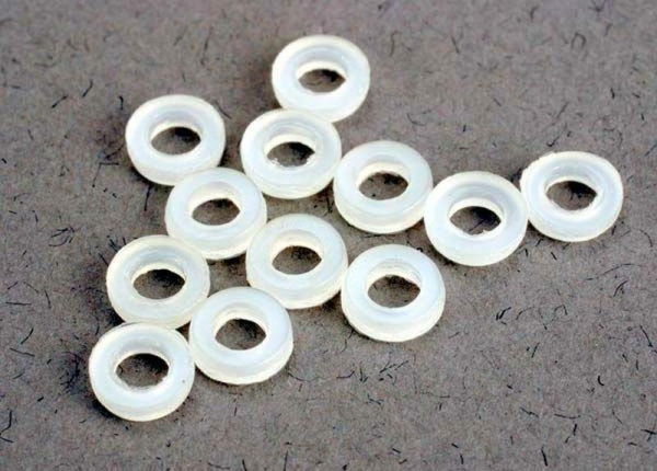 SPACERS, NYLON (3x6x1.5mm) (12