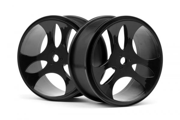 Black Wheels 2 Pcs (Vader XB)