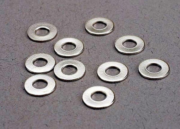 Scheibe 3x7mm flach