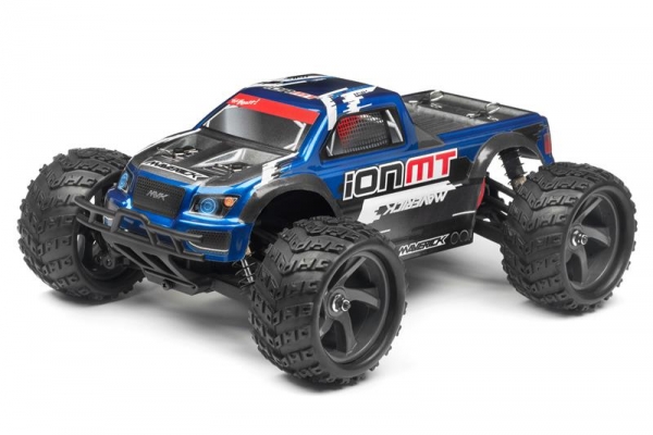 CLEAR MONSTER TRUCK BODY WITH DECALS (ION MT)