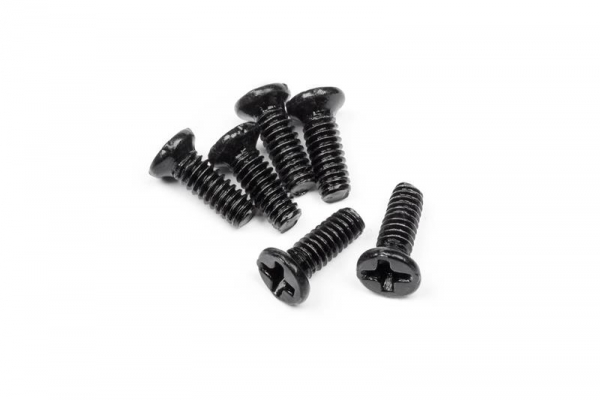 FLAT HEAD SCREW M2 X 6MM 6PCS