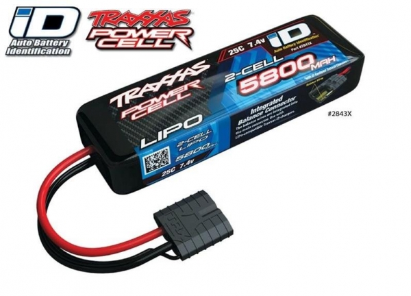 LiPo Power Cell 5800mAh 7,4V 2s 25C