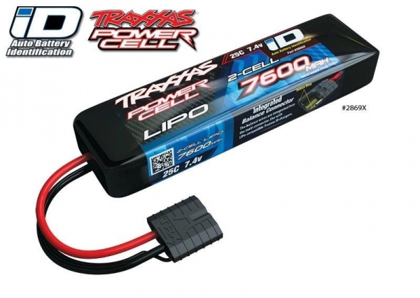 LiPo Power Cell 7600mAh  7,4V 2s 25C