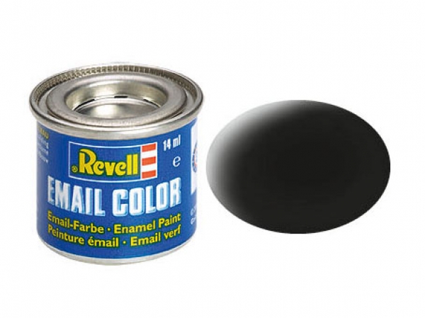 Email Color Schwarz, matt, 14ml, RAL 9011