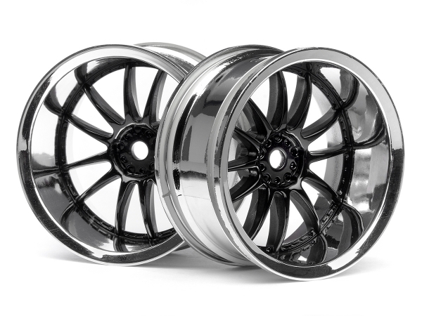 Work Xsa 02C Wheel 26Mm Chrome/Black (9Mm Offset)