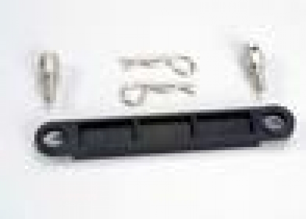 Akkustrebe schwarz mit Pfosten