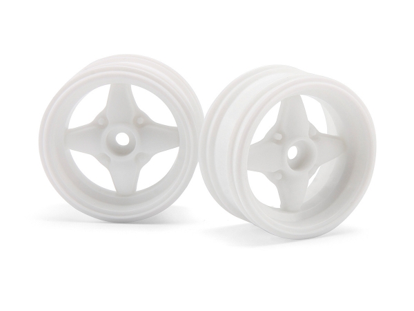 Mx60 4 Spoke Wheel White (3Mm Offset/2Pcs)