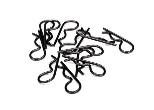 Karo-Clips Heavy Duty schwarz (12)