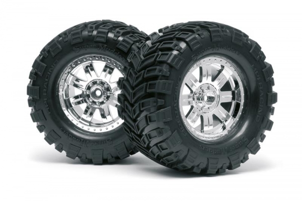 Mounted Super Mud Tire 165X88Mm Ringz Wheel Shncrm