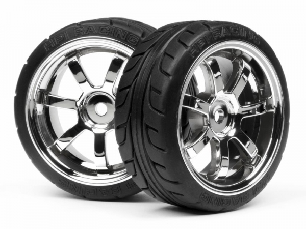 Mounted T-Grip Tire 26Mm Rays 57S-Pro Wheel Chrome