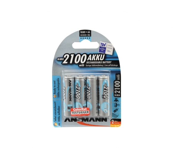 Akku Set Mignon/AA 1,2V2100mAh (4)