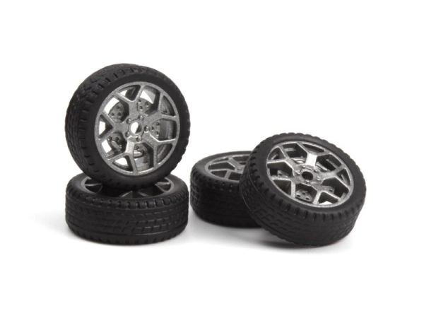 BLACKZON Wheels/Tires Assembled (4pcs)