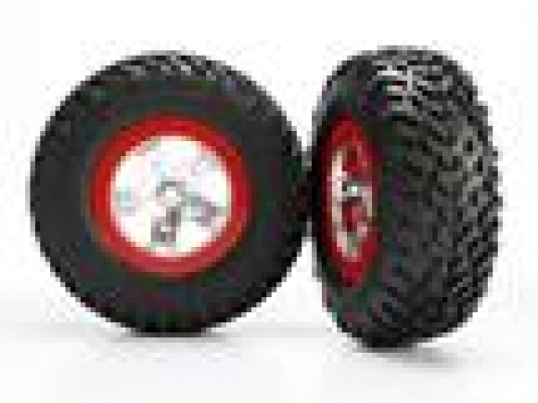 SCT Reifen S1 auf 2.2/3.0 Felge satin-chrom/rot (2)