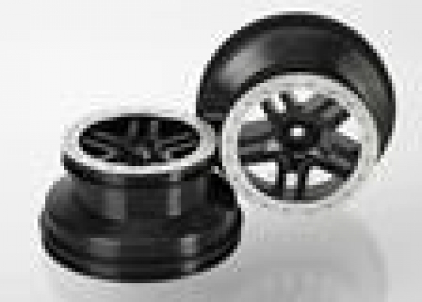 SCT 2.2/3.0 Felgen schwarz/satin-chrom vorne (2)