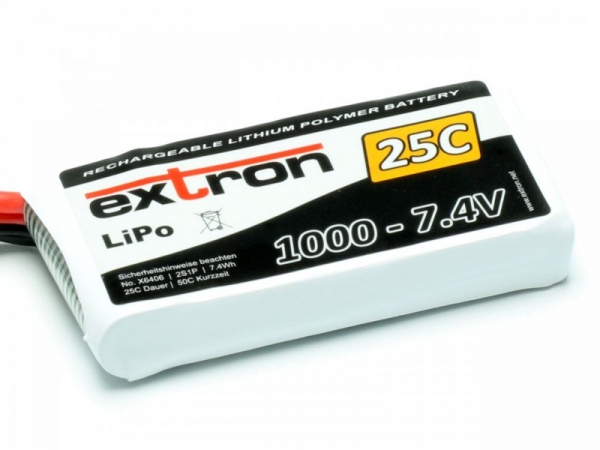 LiPo Akku Extron X1 1000 - 7,4V