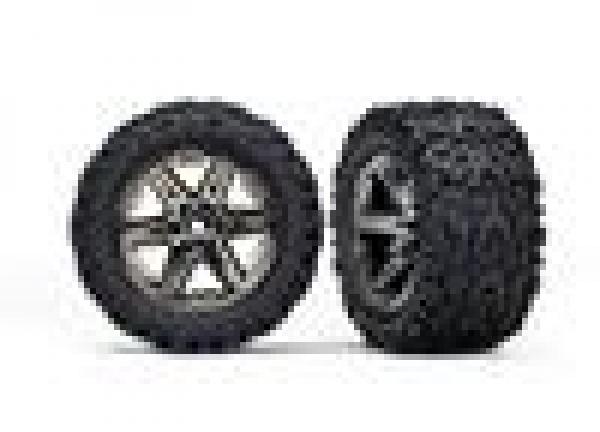 Reifen auf Felgen 2.8 RXT schwarz chrome, Talon Extreme (2)
