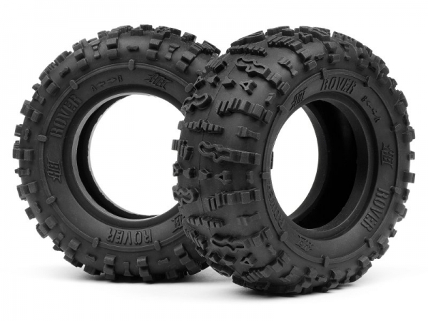 Rover 1.9 Tire (Red/Rock Crawler/2Pcs)