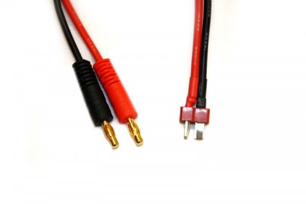 Ladekabel Deans 30cm 14AWG Deans -- 4mm Glodkontakt 2,5mm²