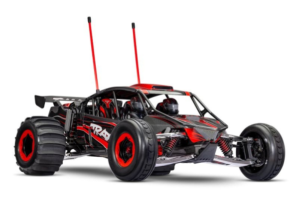 TRAXXAS FUNCO RWD 8S VXL rot 1/6 Sand Car RTR Brushless, ohne Akku/Ladegerät