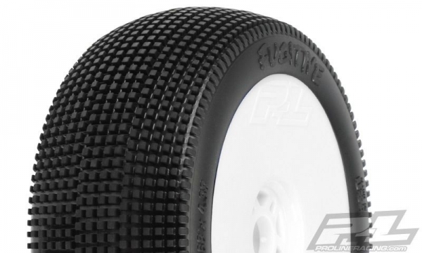ProLine Fugitive S2 (Medium) verklebt auf Felge weiß Verbrenner 1:8 Offroad