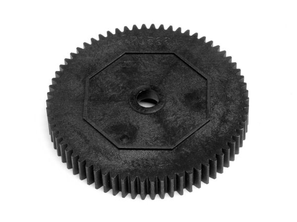 Spur Gear 66T, W/O Slipper Clutch Pad