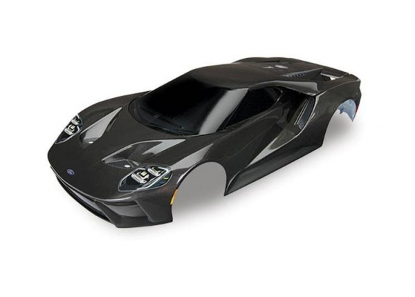 Karosserie Ford GT, schwarz (lackiert + Aufkleber)