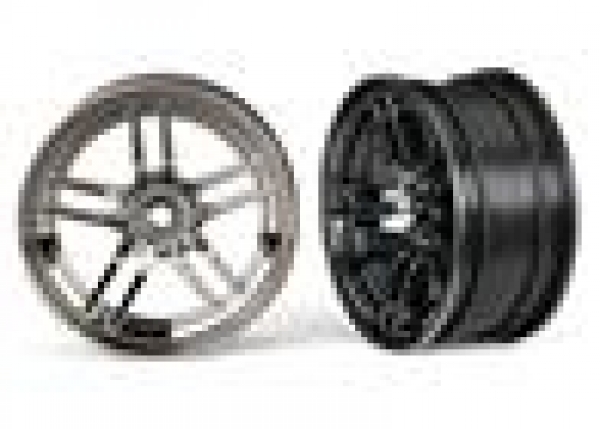 Felge, 1.9' Split-Spoke Chrome-schwarz vorn (2)