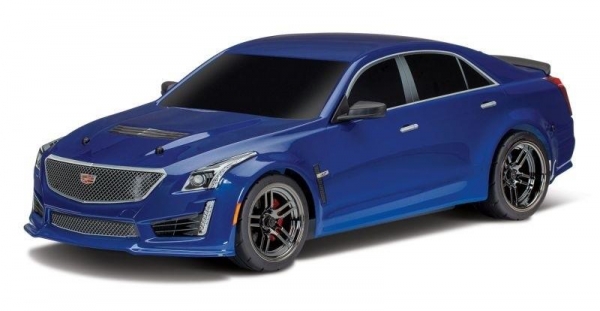 Karo, CADILLAC CTS-V, blau lackiert inkl. Aufkleber