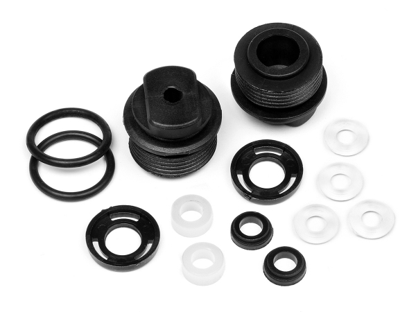 Shock Bottom Cap Set (Assembled/2Pcs)