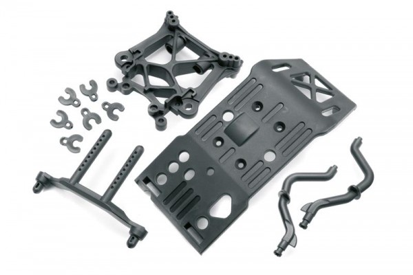 Skid Plate/Body Mount/Shock Tower Set