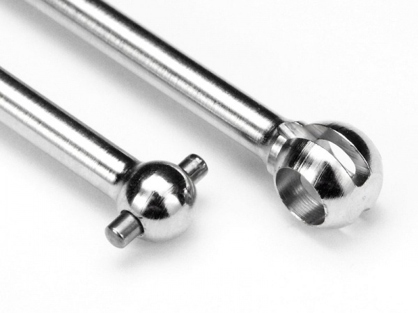 Drive Shaft 6X40Mm (Silver/2Pcs)