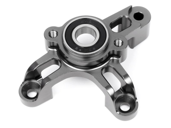 HPI Racing Heavy Duty Aluminum Pinion/Clutch Mount (Gunmetal)