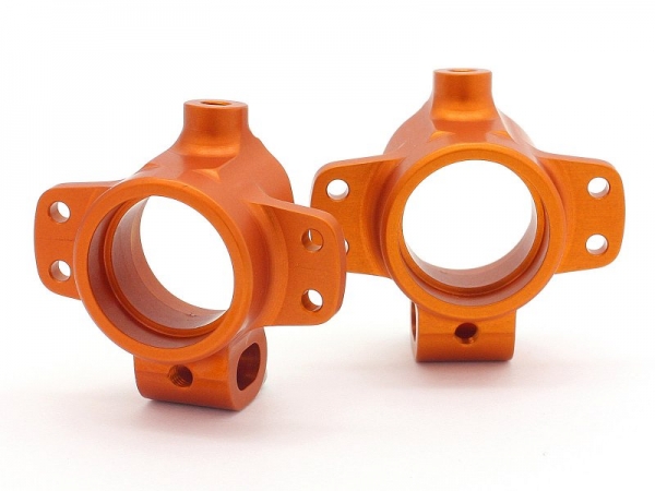 Hd Aluminum Rear Hub Carrier (Orange/2Pcs)