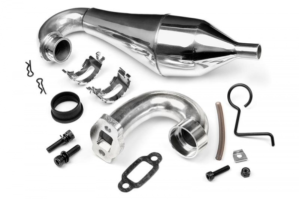 Aluminium Tuned Pipe Set W/Hd Steel Header (Baja)